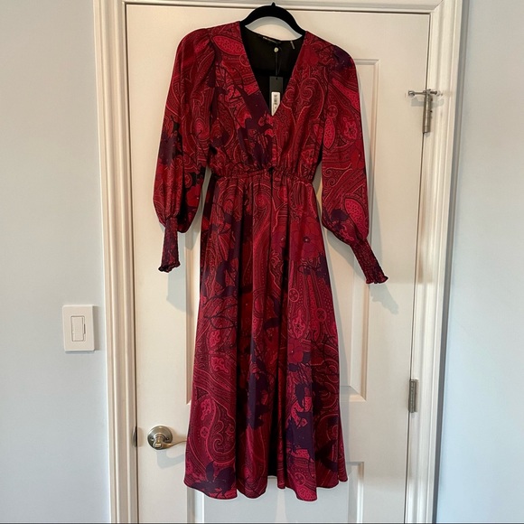 Kobi Halperin Maureen Dress Cherry - Picture 3 of 10